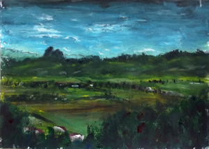 Towards Springbrook from Murwillumbah (Study)